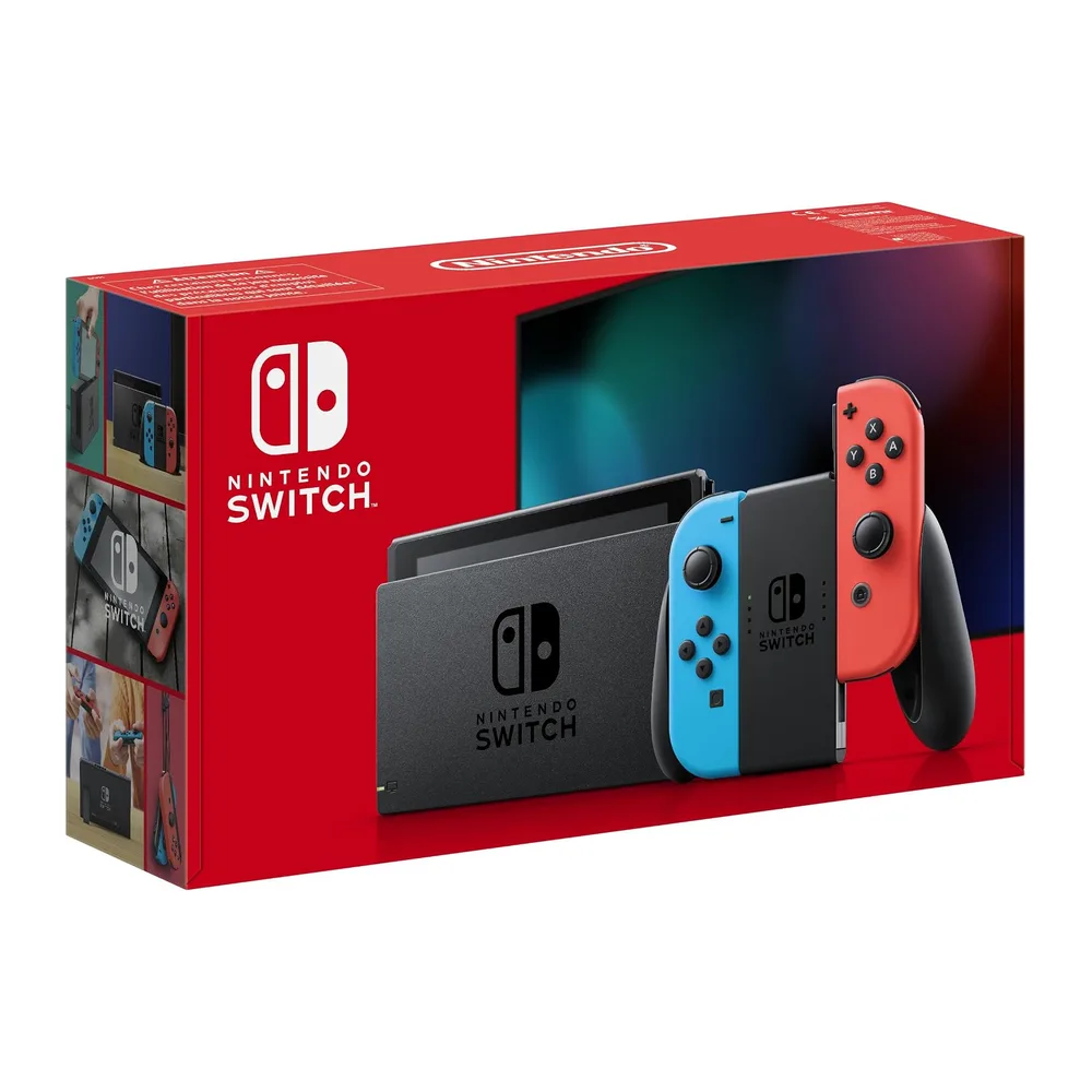 Nintendo Switch Console (Neon Blauw/Neon Rood)