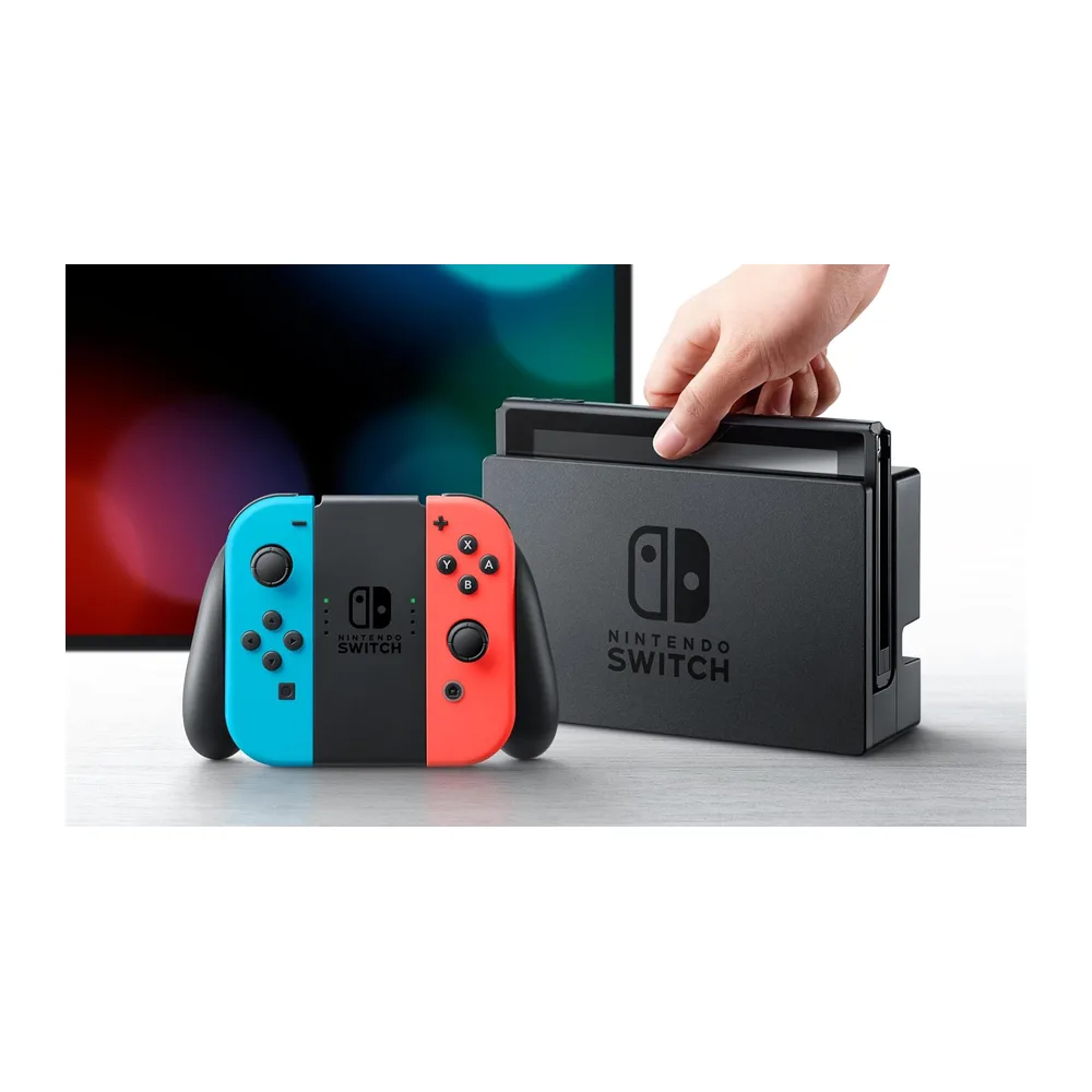 Nintendo Switch Console (Neon Blauw/Neon Rood) — 3