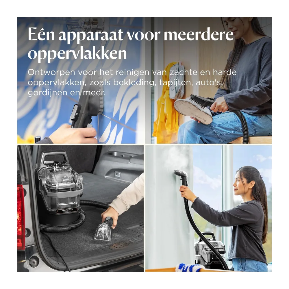 BISSELL SpotClean HydroSteam Tapijtreiniger 1000W 3689N — 5