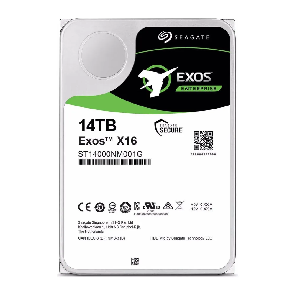 Seagate Exos X16 14TB interne server harde schijf ST14000NM001G 3,5 inch HDD SATA 6 Gb/s 7200RPM 256MB Cache — 2