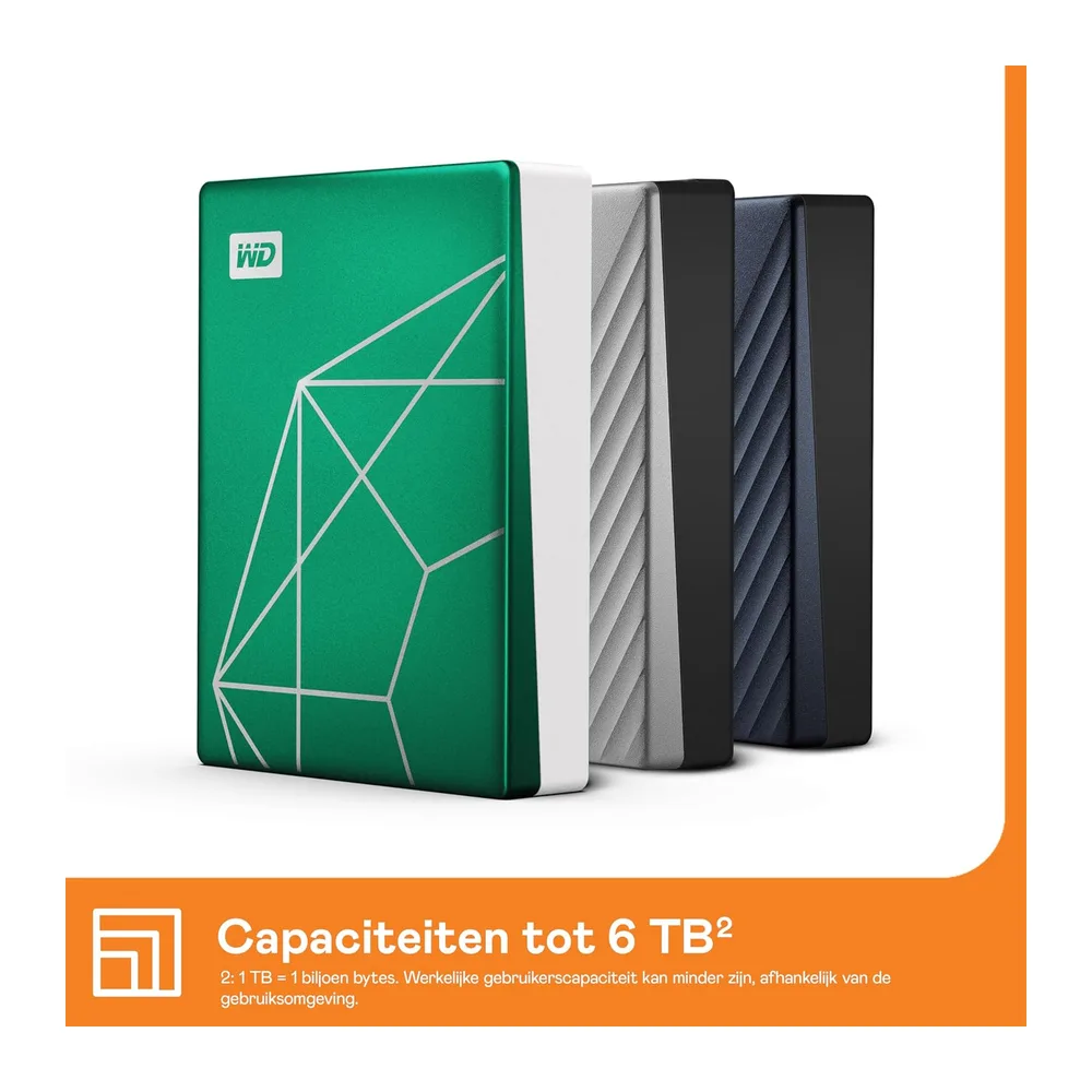 WD 6TB My Passport Ultra, Draagbare externe opslag, Externe harde schijf, Software met bescherming tegen — 3