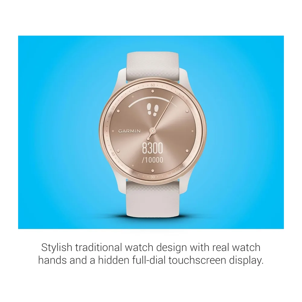 Garmin A04224 vivomoveTrend - Smartwatch dames - 40 mm - Wit Crème (Gereviseerd) — 6