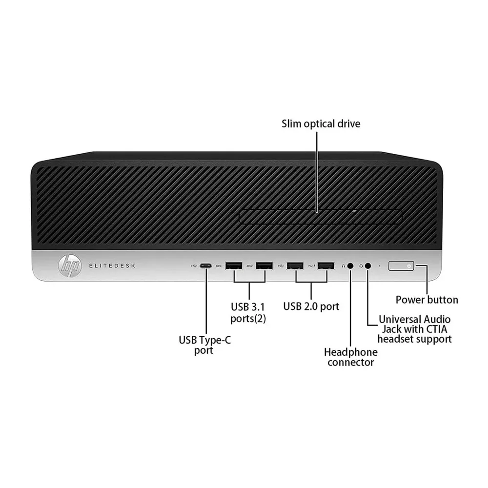 HP EliteDesk 800 G3 SFF desktop-computer — 4