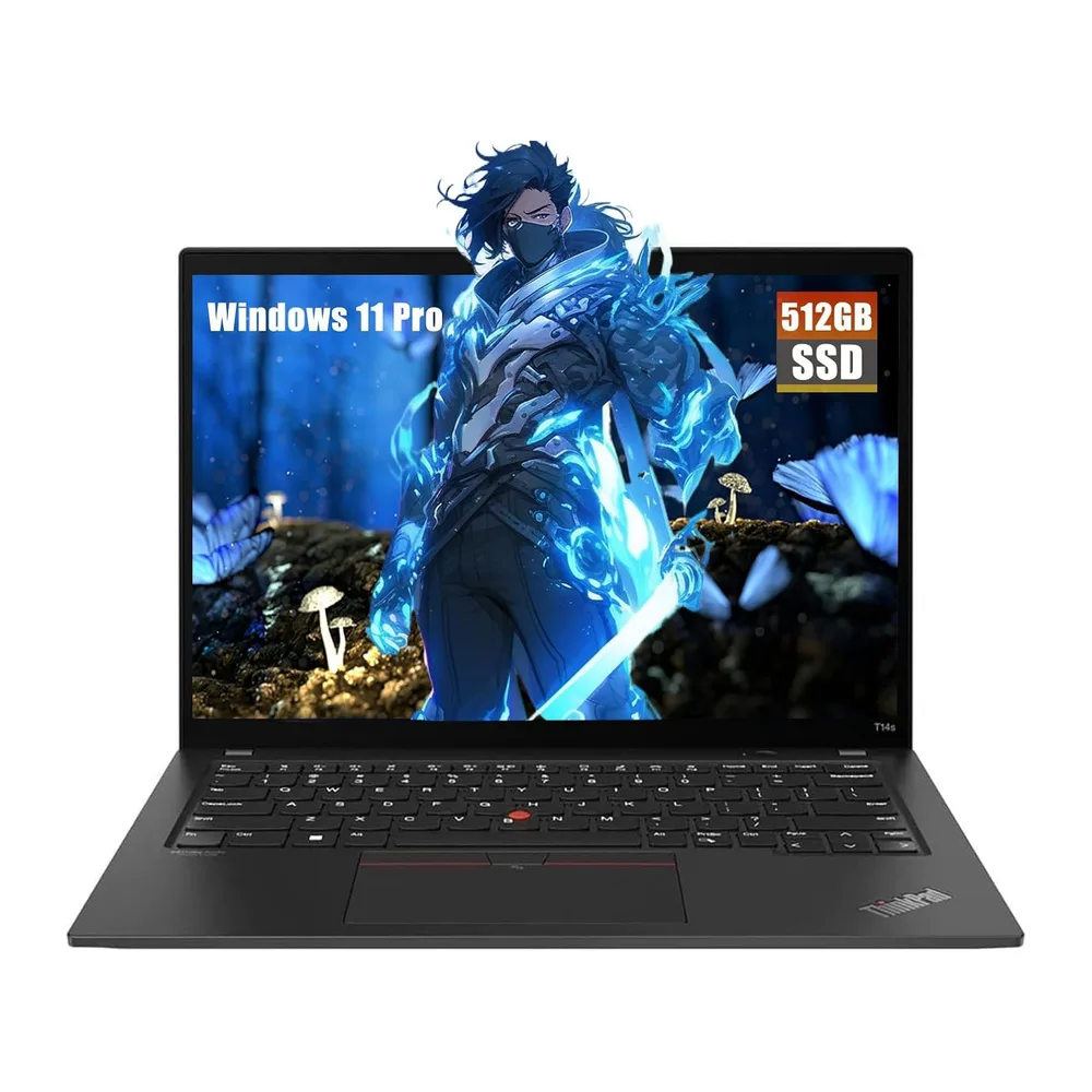 Lenovo ThinkPad T14s Gen 1 Laptop, 14 inch FHD Notebook, Intel Core i7-10610U, 32GB RAM, 512GB SSD, QWERTY