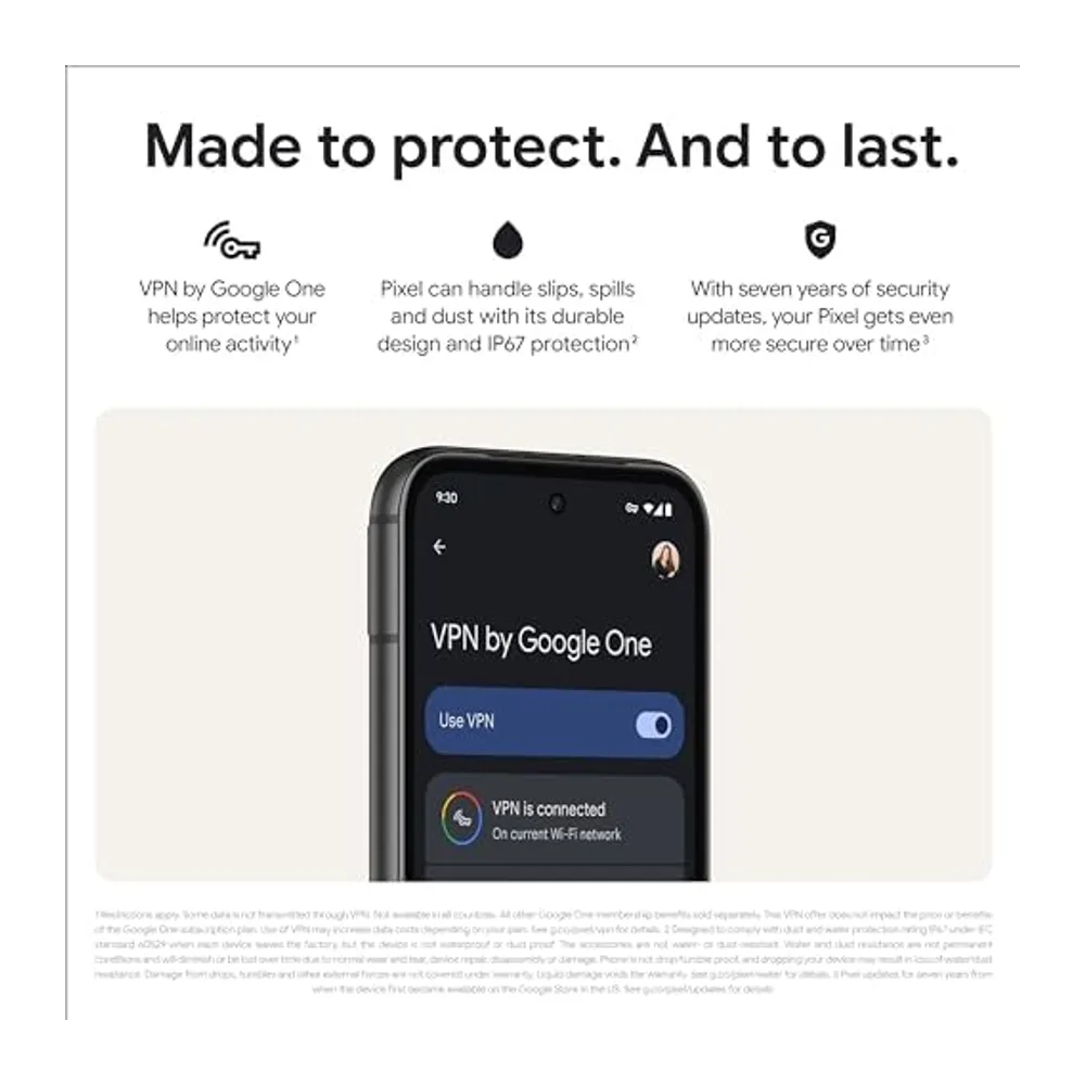 Google Pixel 8a: Android-smartphone zonder simlock met geavanceerde Pixel-camera, lange accuduur en sterke bev