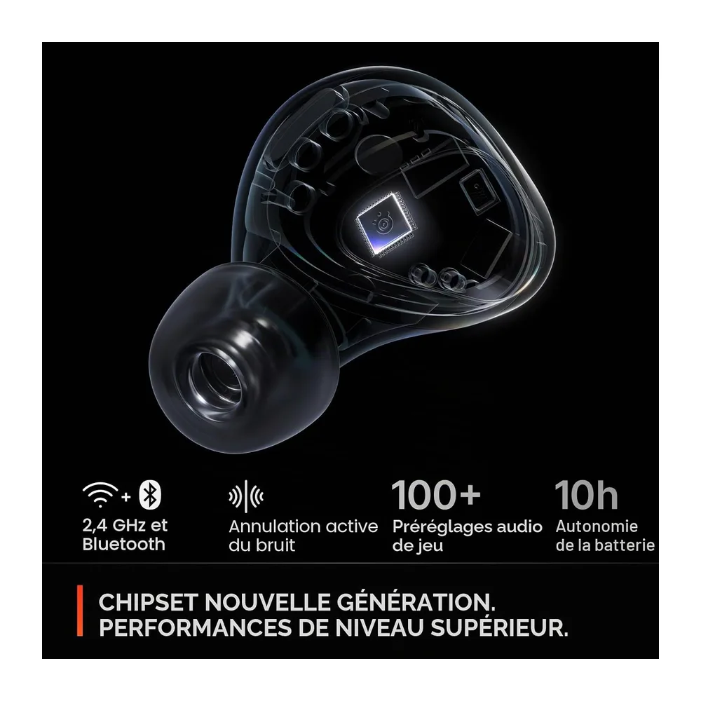 SteelSeries Arctis GameBuds voor PS5 - Draadloze gaming-oordopjes