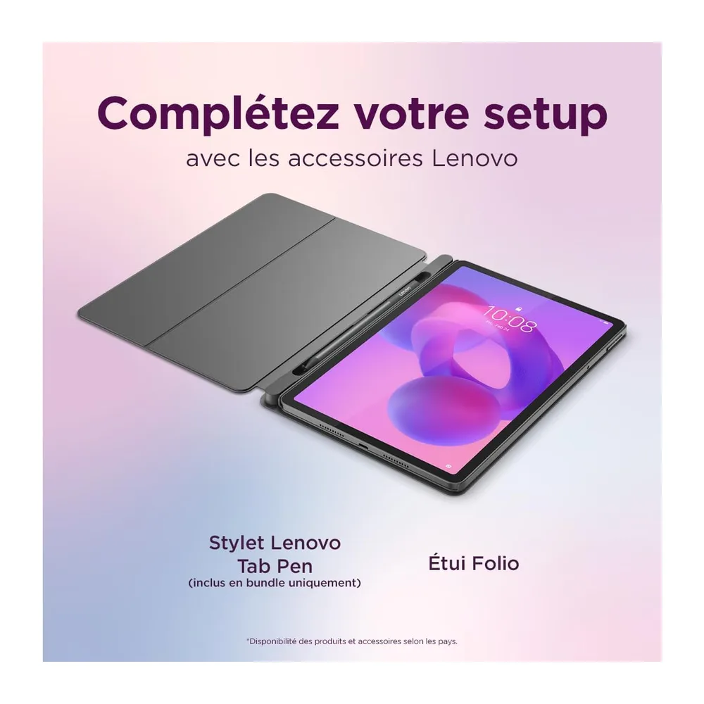 Lenovo Idea Tab - Tablet met touchscreen, geïntegreerde AI 11'' 2.5K, 90Hz (MediaTek Dimensity 6300, 8Coeurs, RAM 8Go