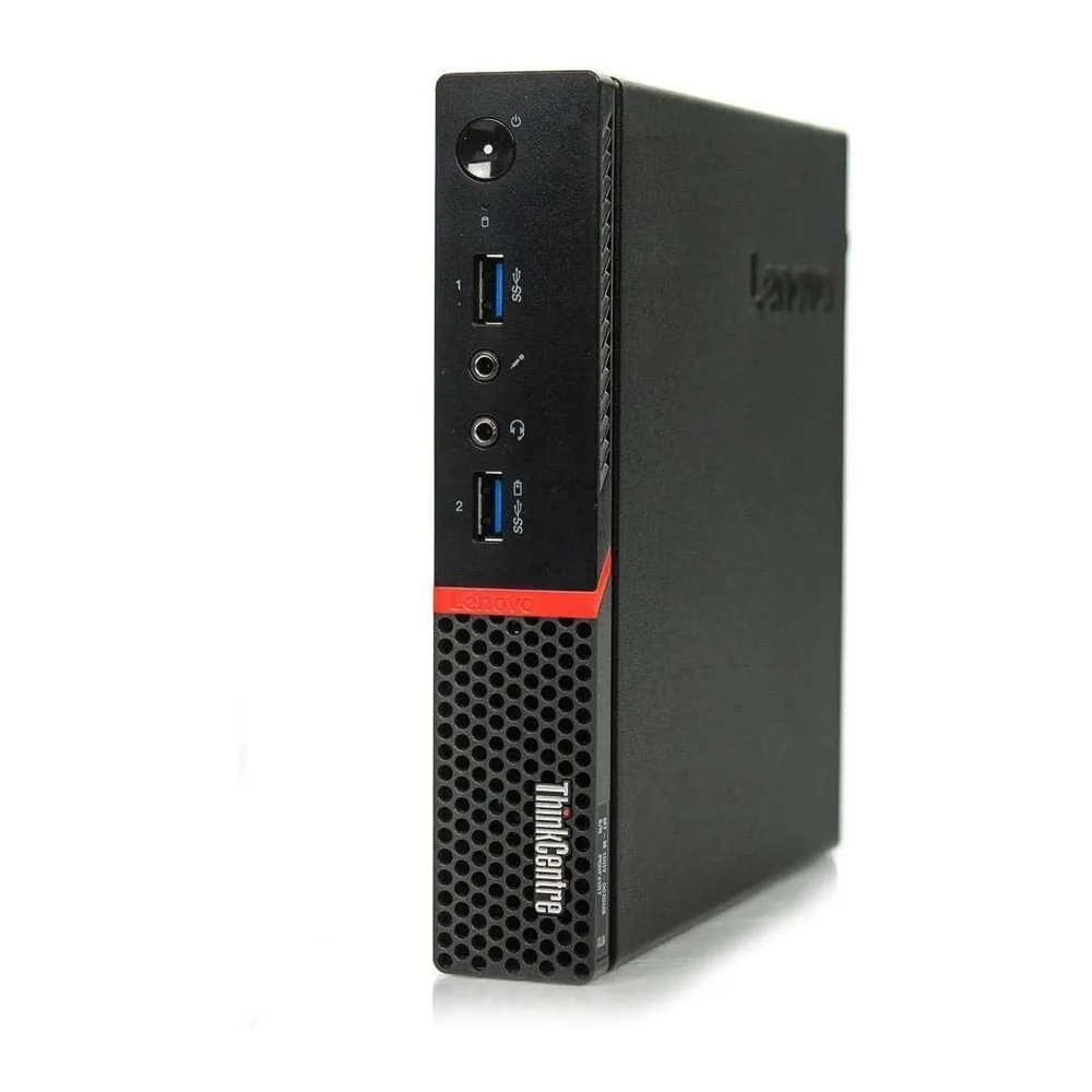 Lenovo ThinkCentre M700 Mini Desktop PC, Intel Core i7-6700T, 16 Go de RAM, SSD de 512 Go, WiFi & Bluetooth, Clavier US 